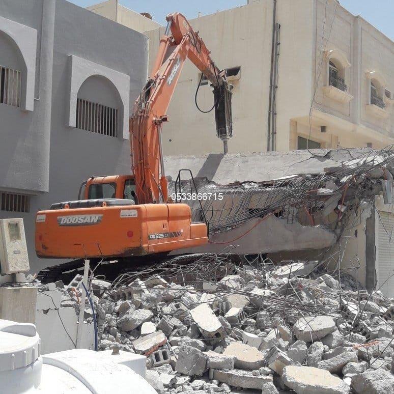 شركة متخصصة في هدم الفلل والمباني بالرياض
